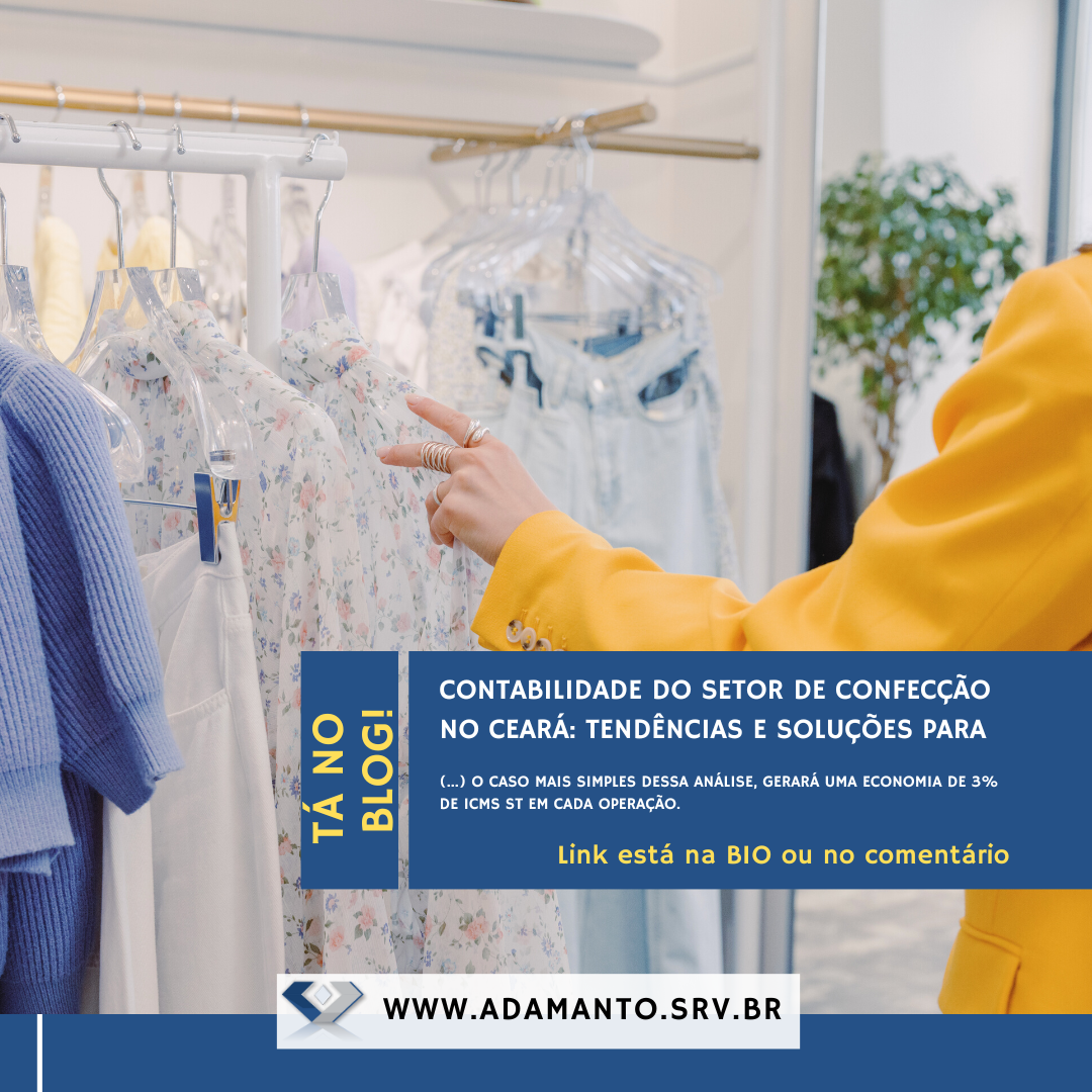 Contabilidade setor confeccoes