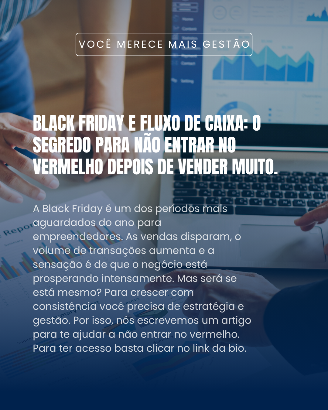 Black friday e fluxo de caixa